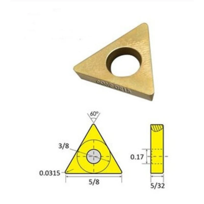 Precise Insert 3/8 x 1/8 x 1/64 Pack of 10 - TDX321